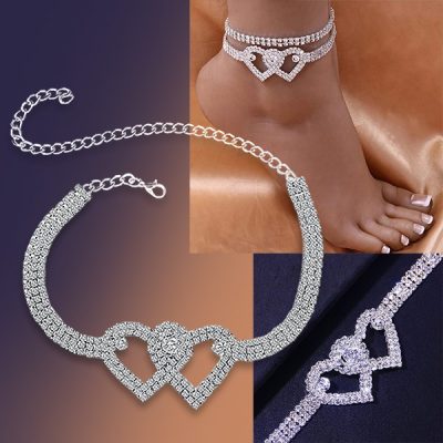 Ženska zapestnica za gleženj | DIAMONDS