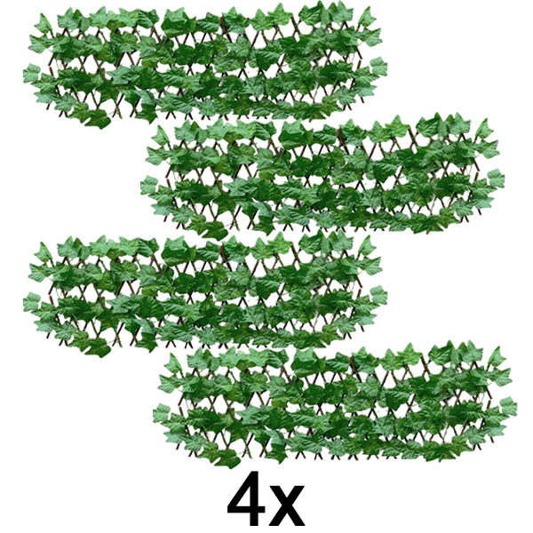 4x Dekorativna in praktična ograja za teraso in vrt | GREENFENCE